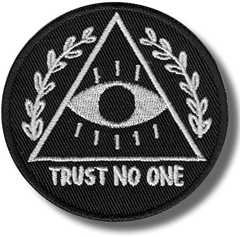 Trust No One - ปัก Patch 6x6 cm