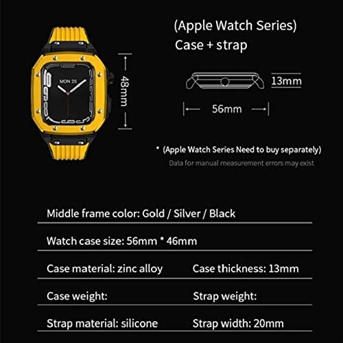 Velore För Apple Watch Band Series 7 45 มม. Modifiering Mod Kit Klockarmband För Kvinnor Alloy Watch Case Armband